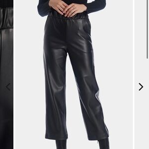 BLANK NYC FAUX LEATHER TROUSER PANTS